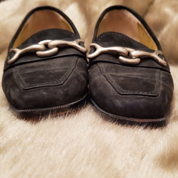 Bruno Magli worn once classic loafers, silver bit - Picture 8 of 8